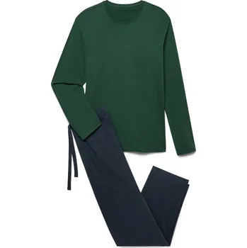 Pánské pyžamo 718668 - Tchibo - Pyžamo - pro muže - vel. XXL 60/62 - barva: modrá