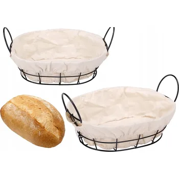 chlebník OVÁLNÍ KOŠÍK NA PEČIVO RAVI 28,5x22,5xV9 A61657