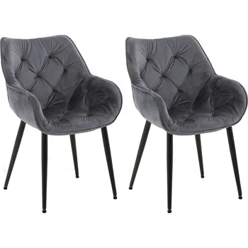 Barová židle LRCZ Sada 2 židlí Tanna velvet Barva: červená