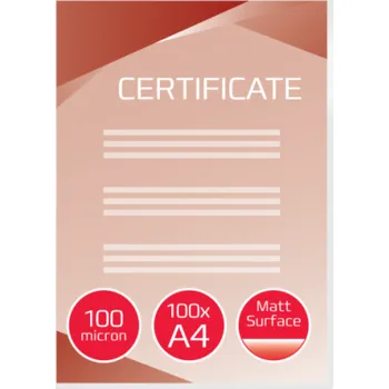 Laminovací fólie GBC Laminovací kapsy A4 100 mic, matné (100)