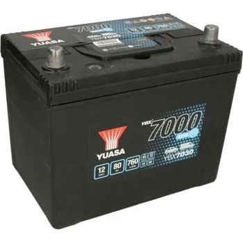 Autobaterie Autobaterie YUASA YBX7030 12V 80Ah EFB 760A