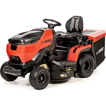 Zahradní traktor Traktorek Hahn & Sohn Cedrus Premium C-TRAC-93HC s košem – výkonný dvouválcový zahradní traktor