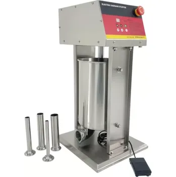 vasegastro Elektrická plnička klobás z nerezové oceli (stojící) 15 litrů