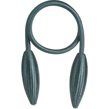 Elegantní úvaz na závěsy 55 cm | držák závěsů, páska na závěsy - jezerní modrá