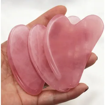 Masážní přístroj Srdcový gua sha masážní kámen | masážní pomůcka 1 ks