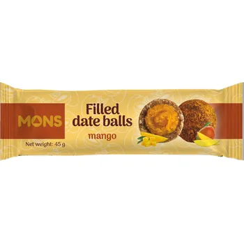 Plněné datlové kuličky s mangem - VEGAN - Mons 45g