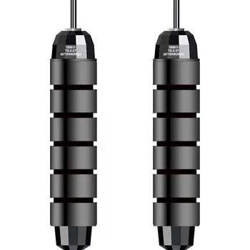 Profesionální rychlostní švihadlo fitness | sportovní pomůcka - černý