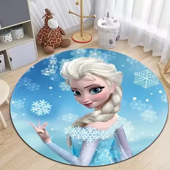 Koberec Koberec s motivem Ledového království pro děti | dětský koberec, kulatý koberec - 3 , 120x120cm