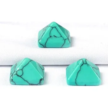 Energetická pyramida | dekorace 1 ks - SYN Tyrkysová