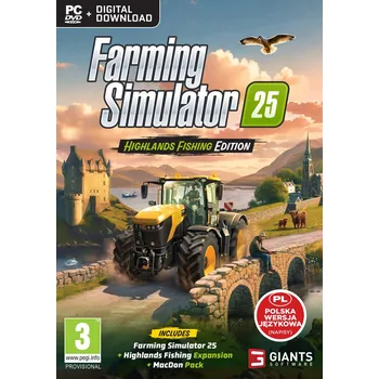 Počítačová hra FARMING SIMULATOR 25 HIGHLANDS FISHING EDITION PL PC