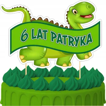 Obraz ZÁPICH DO DORTU Narozeninový Sto let DINOSAURUS DINOSAUŘI Postavy TOPPERY 4