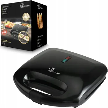 Toustovač Sendvičovač Extralink SJ-22 černý 750 W