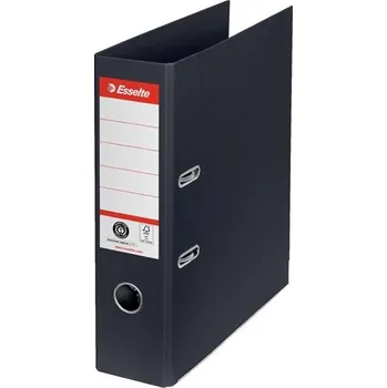 Pákový pořadač Esselte No.1, 100% recyklovaná lepenka - A4, šíře hřbetu 7,5 cm, černý
