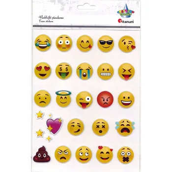 samolepka Samolepka Craft-Fun Series smajlíci Titanum (24MH1205)