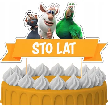 Obraz ZÁPICH DO DORTU Narozeninový Sto let BOOBA BAJKA Postavy TOPPERY 3