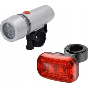 Cyklosvítilna LED Světla na Kolo Přední a Zadní - Vodotěsná Sada s Obvodovým Světlem