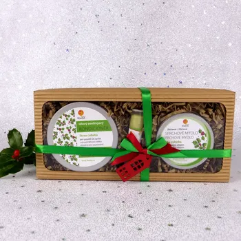 Kosmetická sada Cesmínová sada kosmetiky zelená