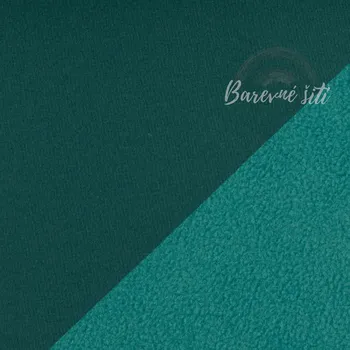 Zimni softshell PETROLEJ (E) (Zimní softshell jednobarevný)