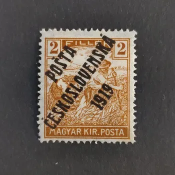 Sběratelství Známka ČSR, Pof.101*, II. typ přetisku, 2f