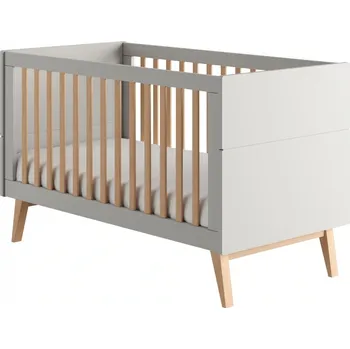 Postel Rostoucí postýlka Pinio Swing 140 x 70 cm - šedá