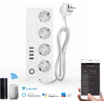 Zabezpečovací technika MXM Chytrá prodlužovačka - WiFi, Tuya, 16A