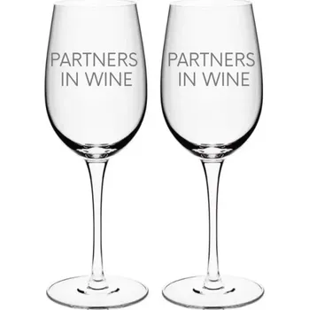 Sklenice Sklenice “Partners in wine” 2ks (Pískování )
