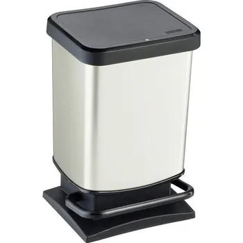 Odpadkový koš Elegantní odpadkový koš 20 L bílá / černá do domácnosti / kuchyně / kanceláře