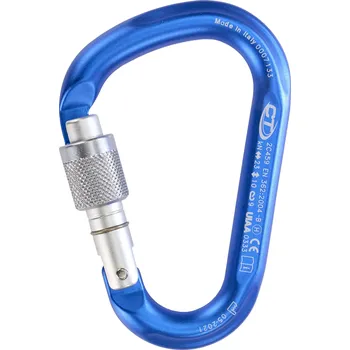 karabina Climbing Technology Snappy SG (screw gate) Size: Onesize, Color: modrá
