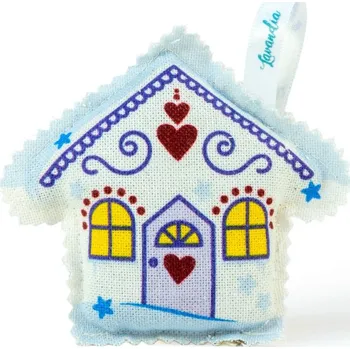 Lavandia Levnadulový EKO vonný pytlíček z recyklované látky Vzor Látky: Chaloupka