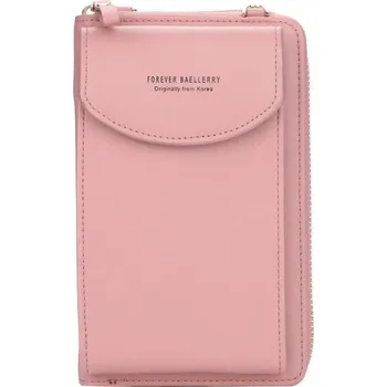 Kabelka Elegantní dámská crossbody kabelka s velkou kapacitou | Taška - tmavě růžová