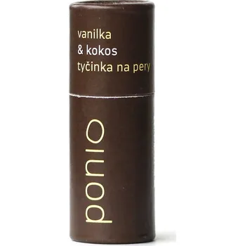 Péče o rty PONIO Balzám na rty Vanilka & kokos 9 ml
