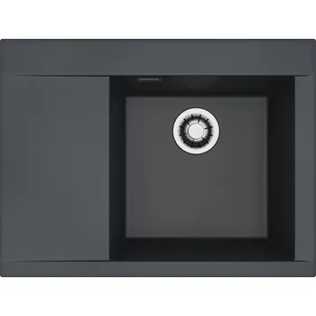 Granitový dřez Alveus PURE-G 60 P černý A90 + QC sifon_algranit + 5 % sleva v košíku s kódem SLEVA5