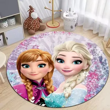 Koberec Koberec s motivem Ledového království pro děti | dětský koberec, kulatý koberec - 11 , 120x120cm