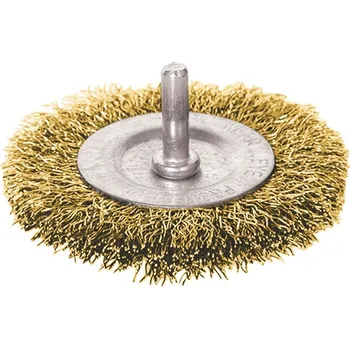 Drátěný kartáč Kartáč okružní, O 50mm, vlnitý drát S 0,3mm, stopka 6mm, EXTOL CRAFT