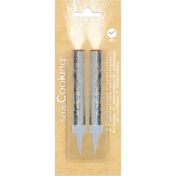 Dortová svíčka ScrapCooking Dortová fontána 2 ks