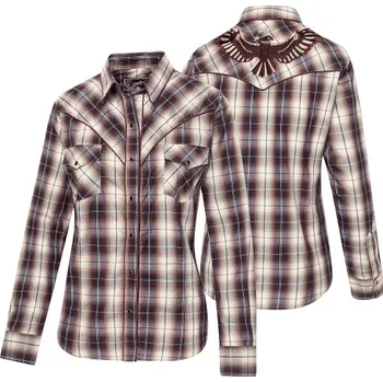 Dámská košile Stars & Stripes Košile westernová Harper Stars & Stripes, dámská, hnědá S