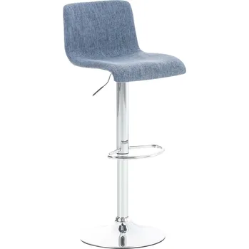 Barová židle LRCZ Barová stolička Hover fabric Barva: krém, Materiál rámu: Kov v chromovém vzhledu