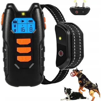 Obojek pro psa Elektrický Výcvikový Obojek pro Psa Vodotěsný Dosah 300m