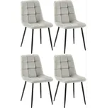 LRCZ Sada 4 jídelních židlí Antibes Barva: tmavě modrá