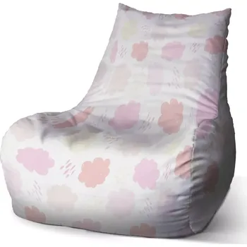 Sedací pytel Sablio Sedací vak Bean Barevné obláčky - 100 x 90 x 45 cm