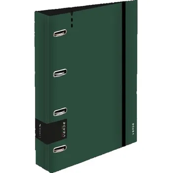 4krouž.pořadač pěnový Verde-A4, šíře hřb.2cm,zel.
