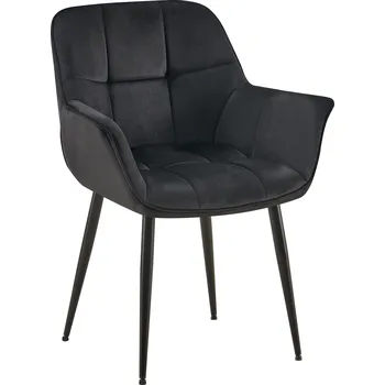 Barová židle LRCZ Sametová jídelní židle Roseville Barva: hnědá