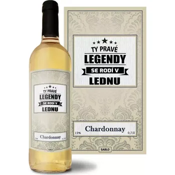 Víno Sablio Bílé víno Ty pravé legendy se rodí v lednu: 0,75 l