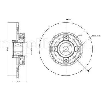Brzdový kotouč Brzdový kotouč CIFAM (800-827)