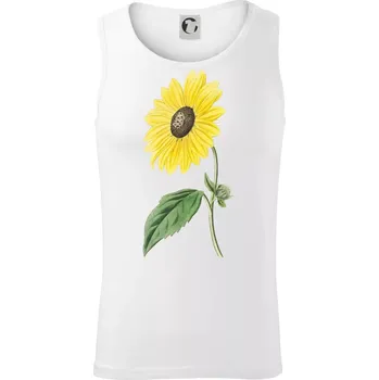 Slunečnice otočená - Tílko pánské Core - 2XL ( Bílá )