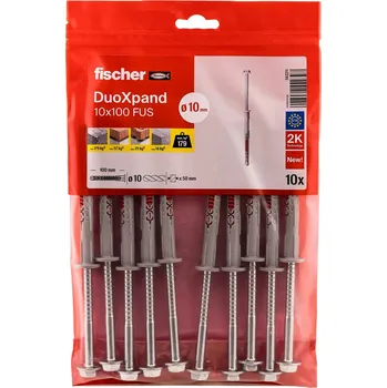 Hmoždinka FISCHER Rámová hmoždinka DuoXpand 10x100 FUS ocel galvanicky pozinkovaná 10 Ks
