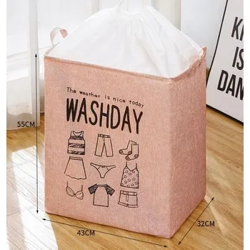 Koš na prádlo Koš na prádlo Magboss 75 l růžový