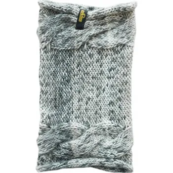 Nákrčník Šála/nákrčník/tunel pro psa Cop velký šedý melír