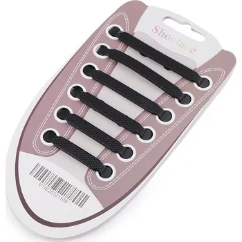 Tkaničky do bot Silikonové tkaničky do bot - černá