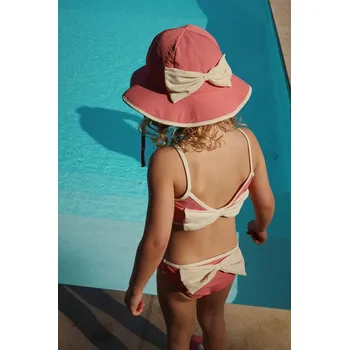 Dámské plavky Dvoudílné dětské plavky Konges Sløjd BOWIE BIKINI KS102502 růžová 38X, vel. 92